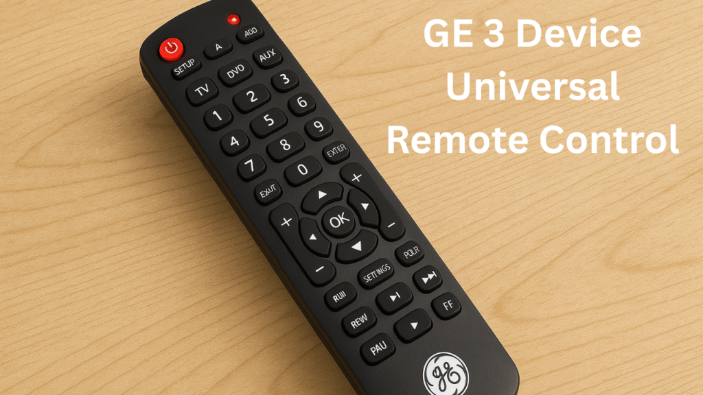 GE 3 Device Universal Remote Control