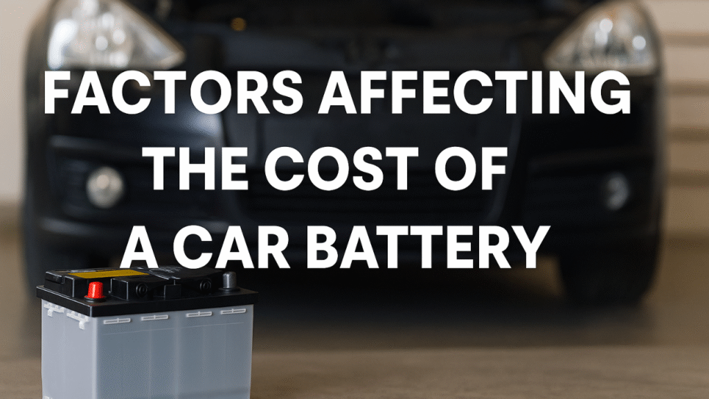 Cost for a Car Battery