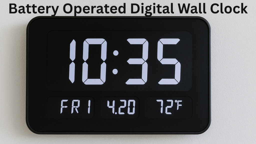 Digital Wall Clock
