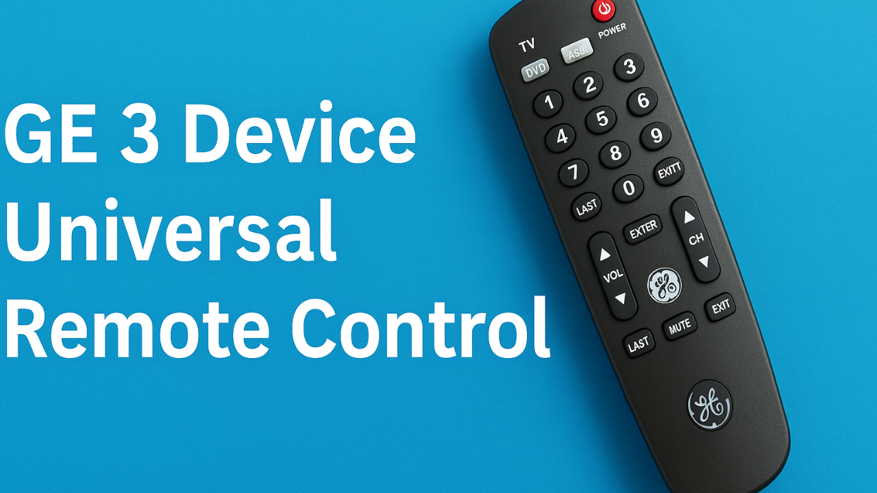 GE 3 Device Universal Remote Control