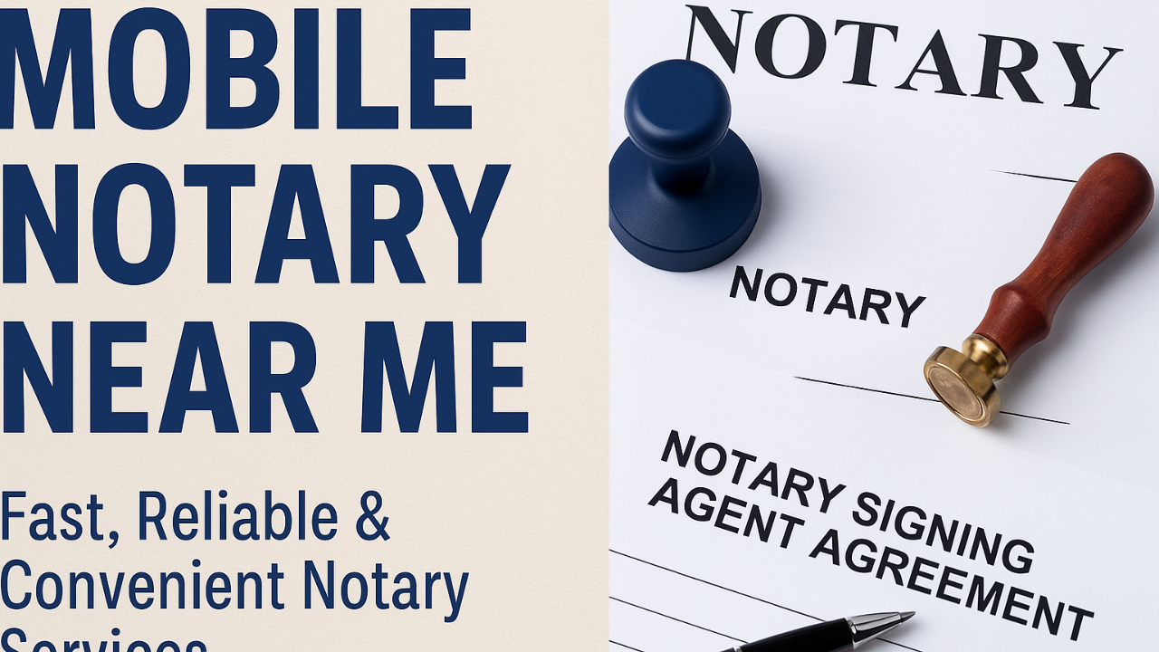 Mobile Notary Near Me