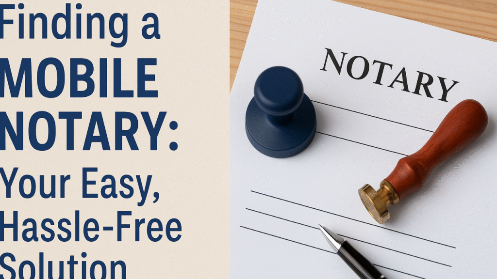 Mobile Notary Near Me