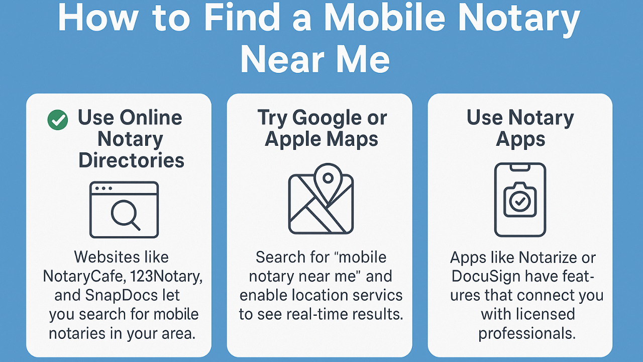 Mobile Notary Near Me