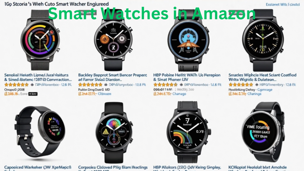 Smart watches in Amazon