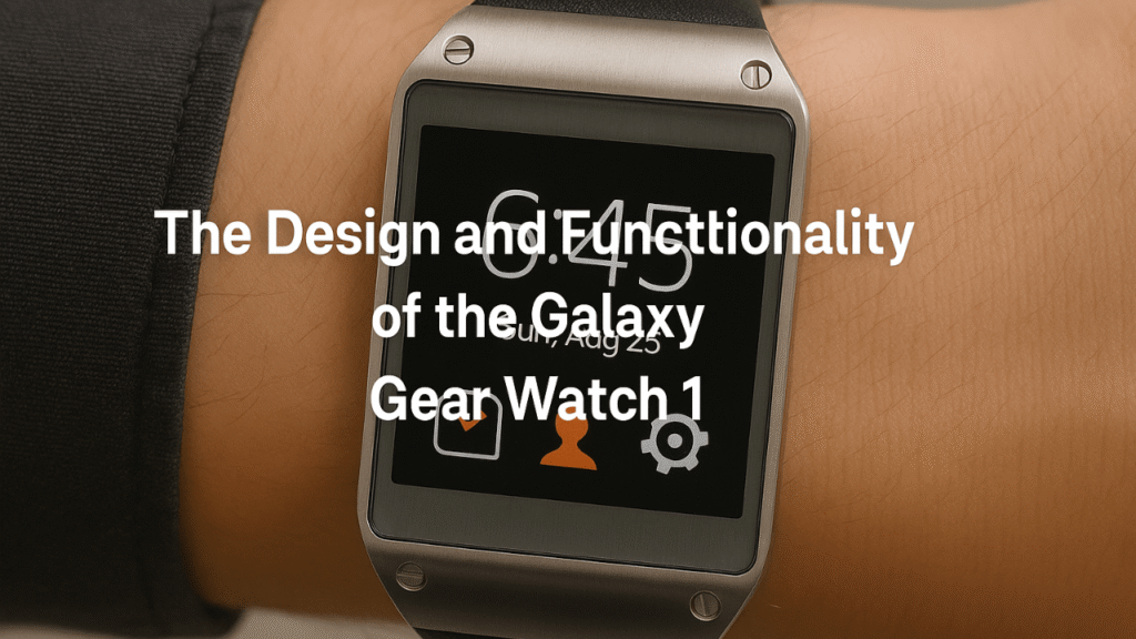 Galaxy Gear Watch 1
