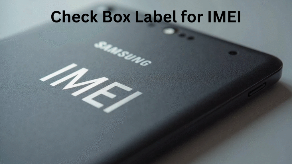 IMEI Number on Samsung Tablet