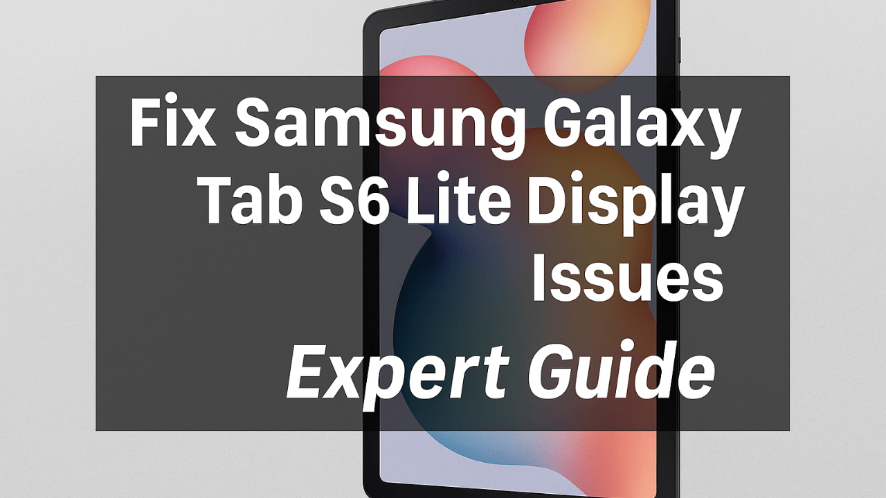 Samsung Tablet Display Issue