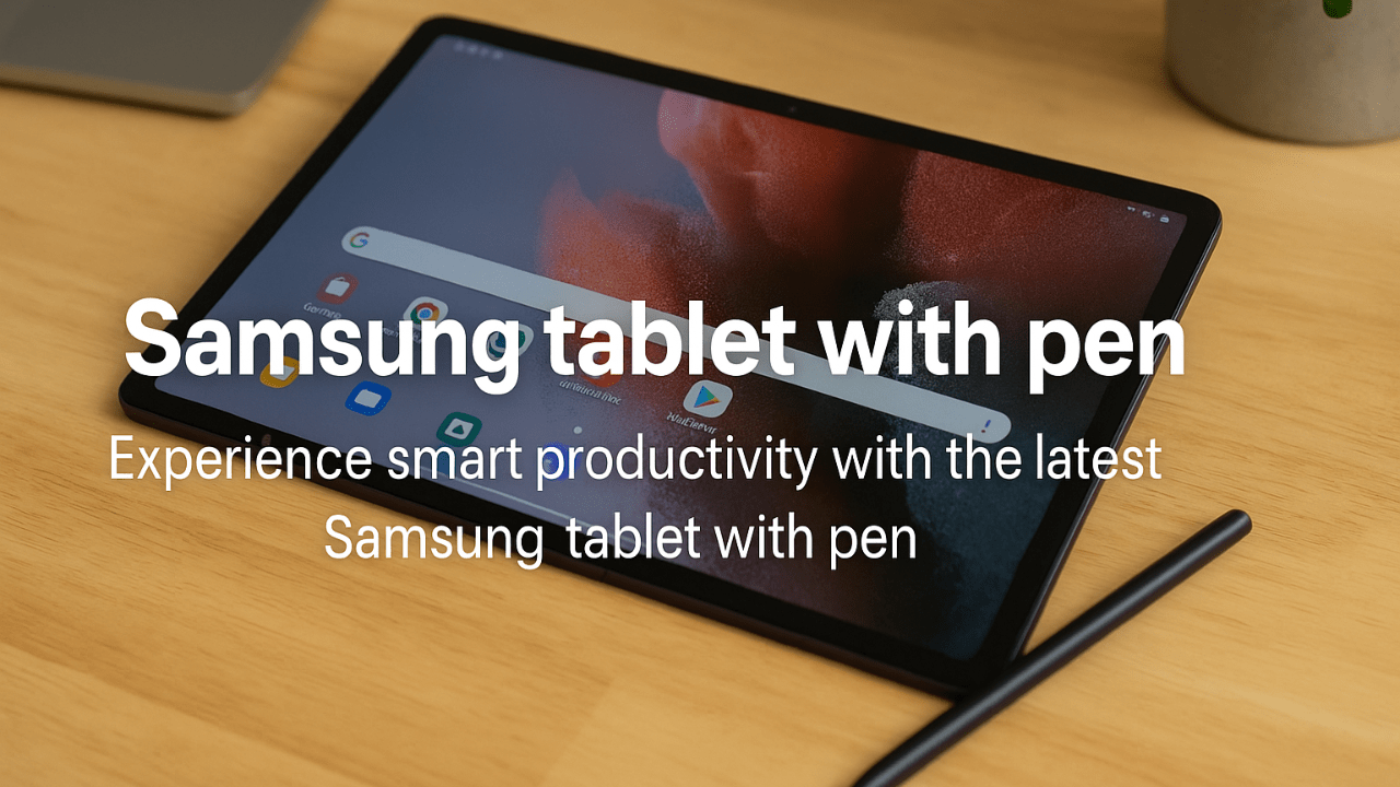 Samsung Tablet with Pen