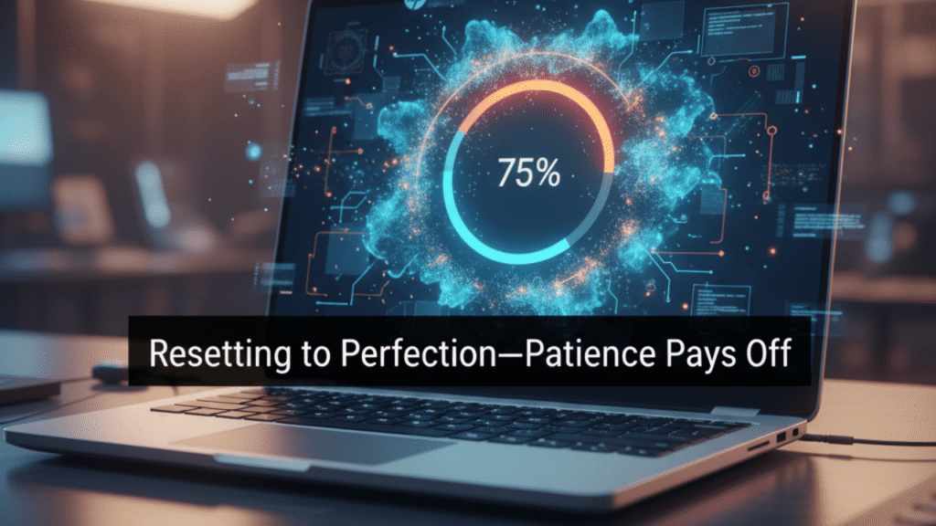 HP laptop factory reset