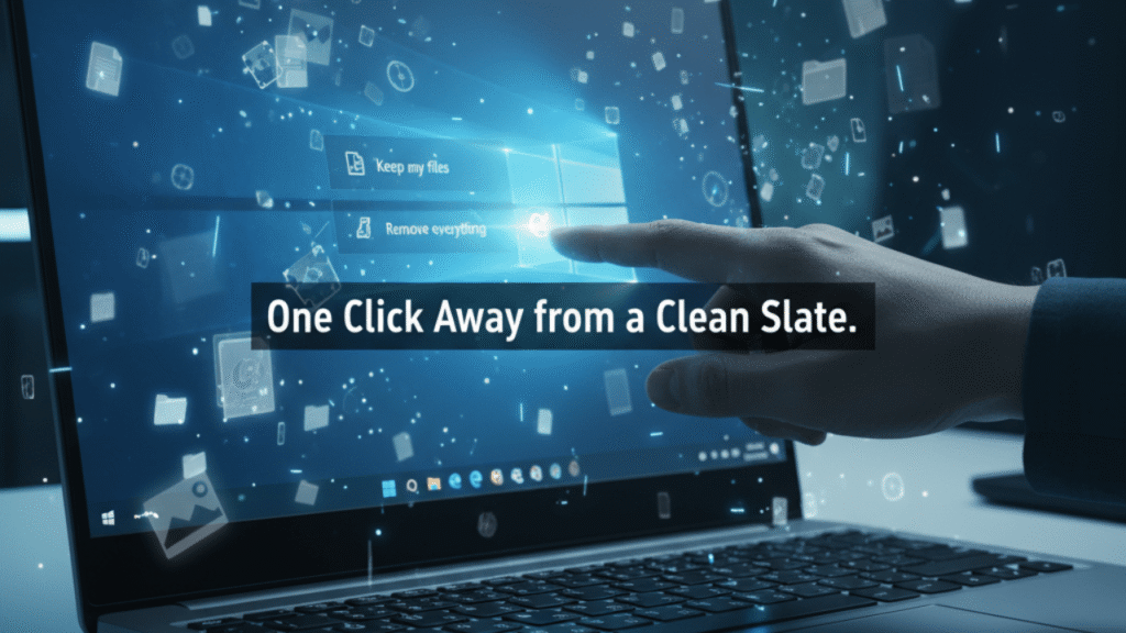 HP laptop factory reset