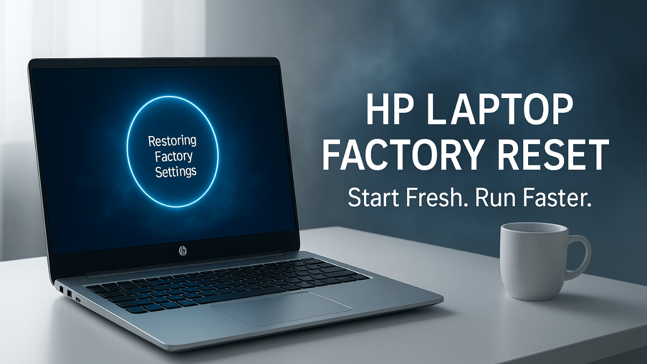 HP laptop factory reset