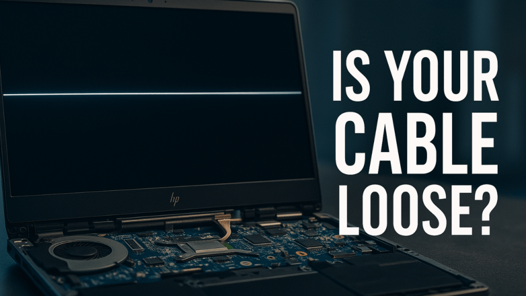 Horizontal Line on Laptop Screen HP