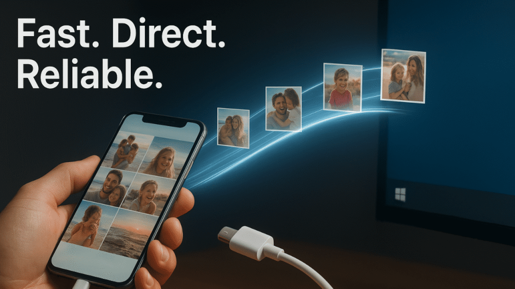 How to Transfer Photos from iPhone to PC Computer