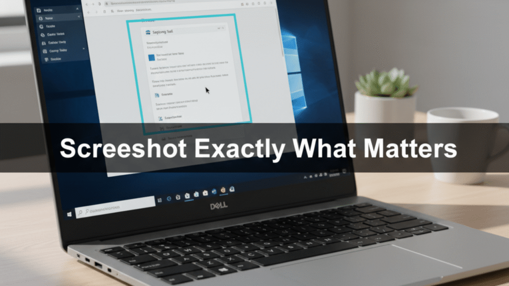 How to Screenshot on Dell Laptop