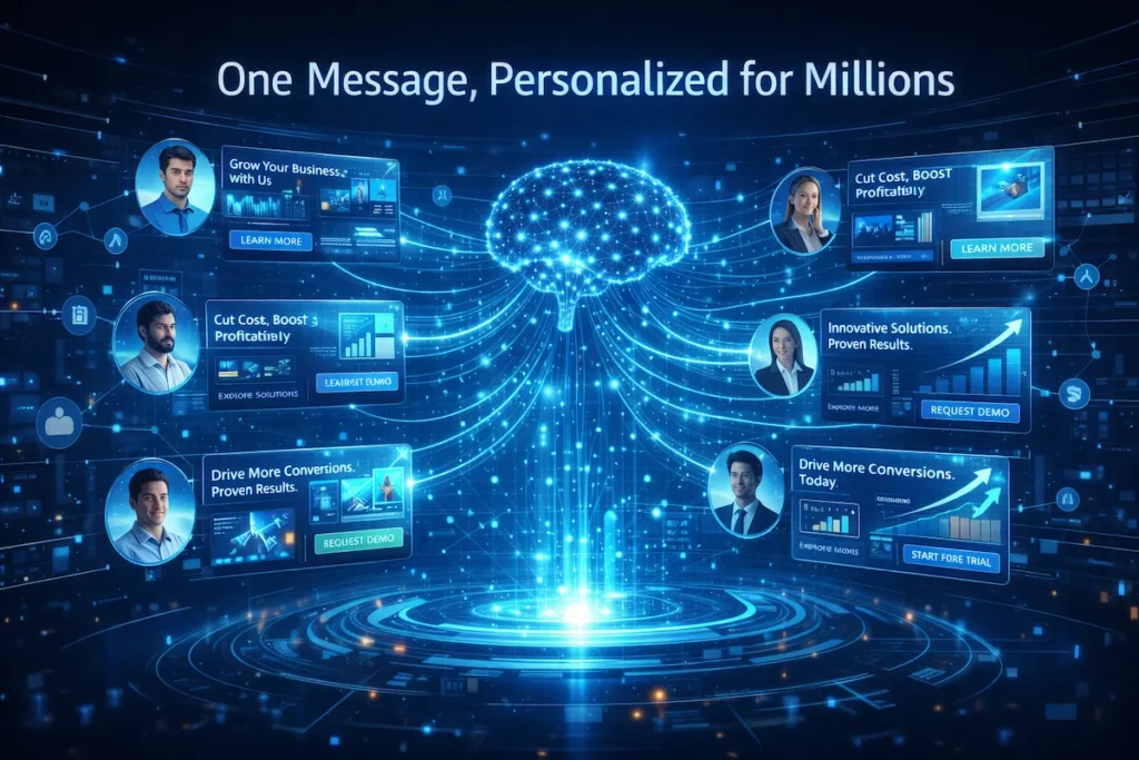 AI in content marketing enabling personalized content delivery at scale