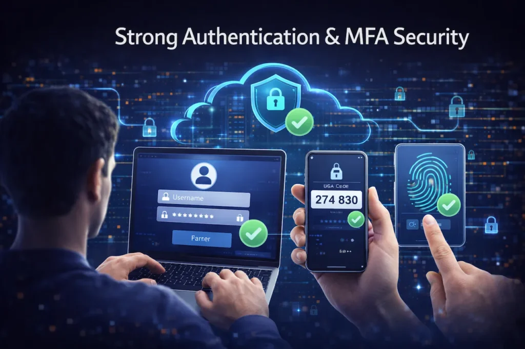 Identity and access management best practices applied to multi-cloud and SaaS environments.