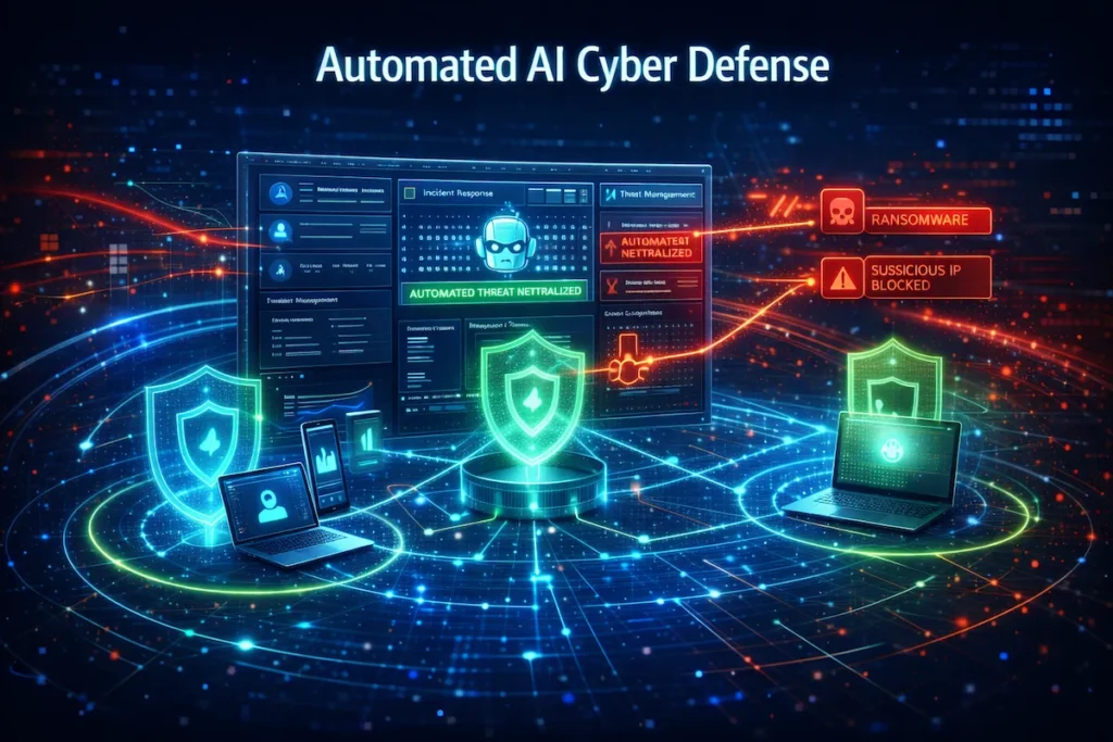 AI-driven cybersecurity for small businesses using automated incident response