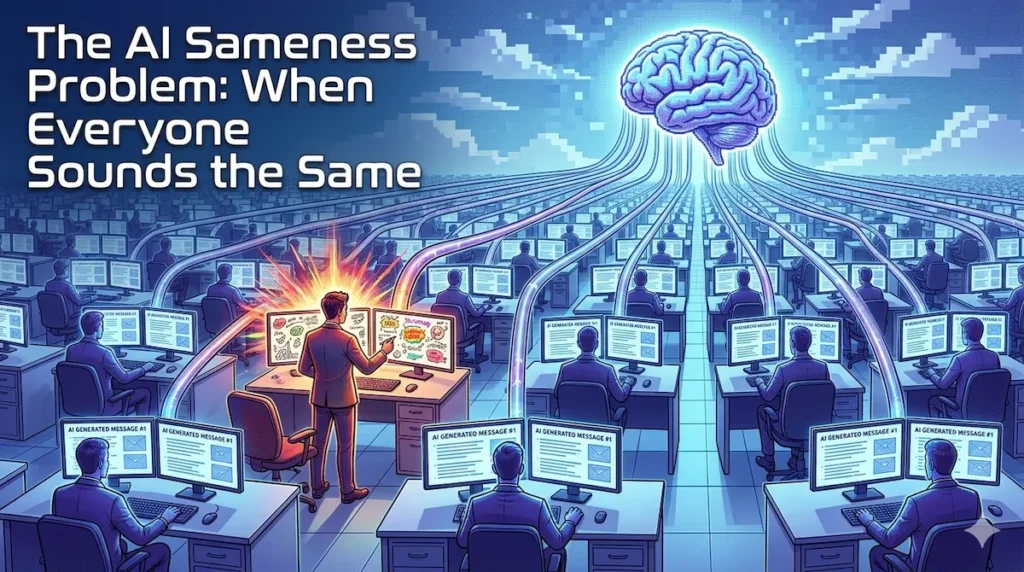 Execution Optimization Strategy framework showing AI automation at bottom and human strategy at top in digital marketing